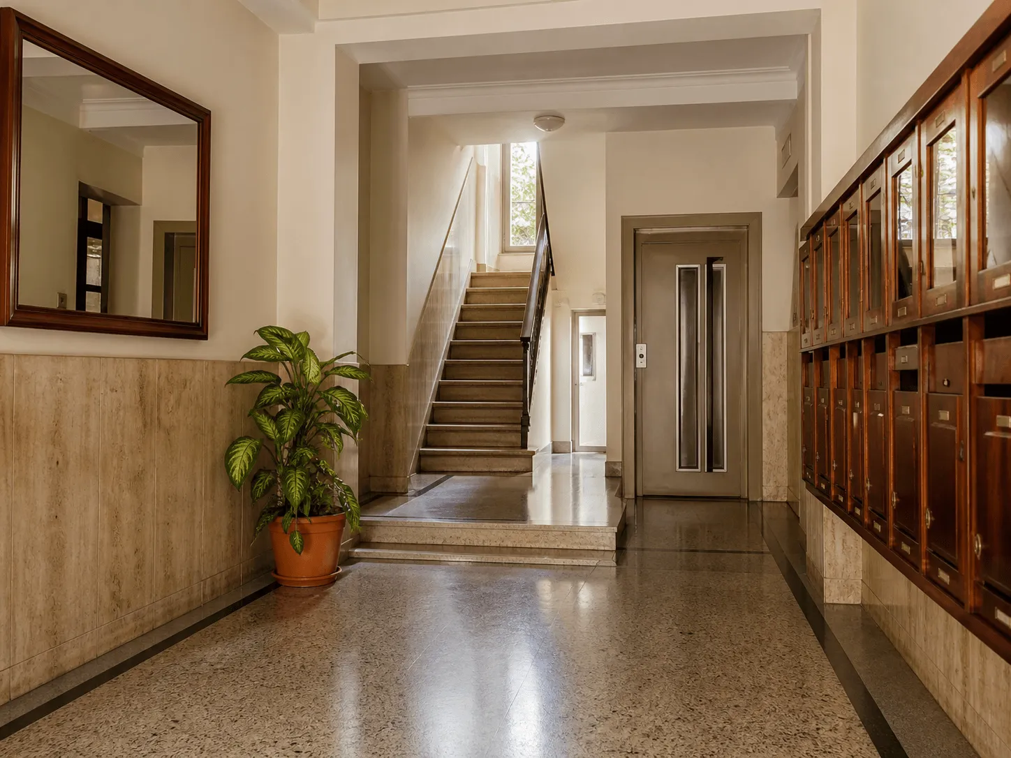 Hall de acceso de un edificio
